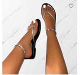 Breakj Flat-Soled Sandals Women 2025 Summer New Fashion Jacket Leisure Ebay Beach Women's