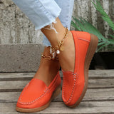 Breakj Bottom Round Head Bean Bean Flat Bottom Solid Color Simple Summer New Large Size Casual Women's Single