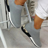 Breakj Wish New Flying Socks Shoes Elastic Cloth Large Size Women's Shoes Breathable Sports Single Shoe
