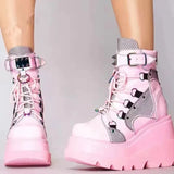 Heel Martin Boots Women's 2022 New Pink Thick Bottom European and American Large Size Foreign Trade Fashion Short