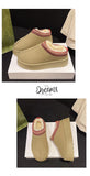 Breakj Large Size Women's Boots Fashion Snow Boots Autumn And Winter Indoor Outdoor Low