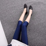 Sexy Solid Candy Neon Leggings Spandex Women's Capris Stretched Jeggings Dancing Pant Fitness