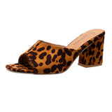 Breakj New Water Drill Side With Cool Towed Red Black Pointed Thin Heel Half-Slippers Women's High