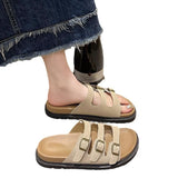 Women Wear 2025 Summer New Net Red Soft Bottom Pregnant Women Home Beach Shoes Trend Sand