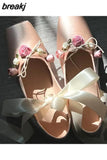 Classic Silk Ballet Shoes Lace up Ballet Shoes Women Round Toe Bowtie Women Flats Elegant Valentine Shoes