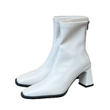 Breakj Thin Boots Girl Fairy 2025 New Coarse And Smoke Boots Net Red Fashion Chelsea Short