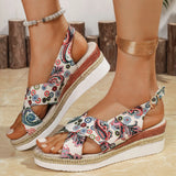 Breakj Summer New Women's Shoes Eaby Comfortable Thick-Soled Sandals 40-43 Light-Bottomed Buckle With Fish Mouth Sandals