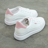 Spring New Korean Thick-Soled Small White Shoes Women's Low-Side Wear-Resistant Student Leisure Shoes Women's Singles