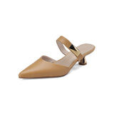 New 2023 Summer Pointed Muller Shoes With High Heel