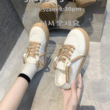 2023 New Casual Single Shoes Girls Small Fashion Small White Shoes Round Head Belt Matching Color Wear Canvas