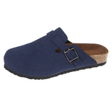 Breakj Flat-Bottomed Lazy Slippers Women Wear Frosted Personality Half-Tomulator Shoes