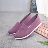 Casual Shoes Light Sneakers Breathable Mesh Summer knitted Vulcanized Shoes Plus Size woman flats Shoes Flying net