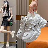 Breakj Net Face Old Dad Shoes Women 2025 Spring And Summer New Fashion Casual Lace Single