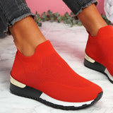 Breakj Wish New Flying Socks Shoes Elastic Cloth Large Size Women's Shoes Breathable Sports Single Shoe