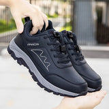 Breakj Leather Waterproof Mother Casual Shoes Soft Soles Of Anti-Slip Old Shoes Women Comfortable And Lightweight Middle-Aged Walking Shoes