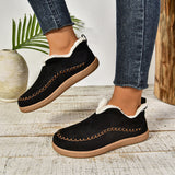 Breakj The Winter Of 2025, The New Women's Warm Cotton Shoes Are Warm And Cotton Shoes Are Pure Color And Velvet And Thicken To Keep