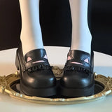 Breakj And Sweet Puff Academy Wind 2025 New Thick-Soled JK Uniform Shoes Ultra-Soft Comfortable Student Shoes