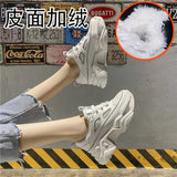 Sneakers White Black Designer Shoes Woman Autumn Winter Chunky Sneakers Fashion Light Dad Shoes Ladies Platform