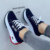 2023 New Large-Size Thick-Soled Women's Shoes Size 43 Single Shoes Are Designed For Casual Canvas