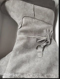 Women's Middle Boots 2024 Winter New Snow Boots Women Add Velvet Thick Warm Side Zipper Cotton Boots