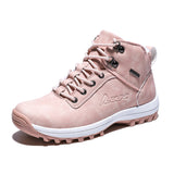 Winter High-Top Men's And Women's Shoes Warm Plus Velvet Shoes Men's Shoes Outdoor Snow Boots Anti-Slip Hiking
