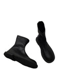 Breakj Boots Female 2024 Spring And Autumn New Simple Thin Single Boots Martin Boots Fashion Middle Tube British Style Ankle