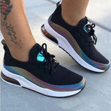 Sneakers Women Casual Shoes Mesh Air Cushion Flats Anti Slip Women Sneakers Outdoor Trainer Female Zapatos De Mujer