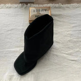 Type Boots Inside The Heighten Anti-Velvet Pile Boots Spring And Summer New Two Wear Trouser Boots