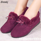 Winter Slippers Women Slides Outside Indoor Home Warm Platform Slipper Closed Back Cotton Shoes Fluffy Cashmere Lamb