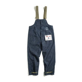 Homme Jumpsuit American Vintage Navy Overalls Spring Autumn Denim Straight Leg Jeans Men's Fashion Trend