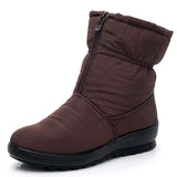 Boots Waterproof Shoes For Woman Furry Women's Winter Boots Female Women Shoes Platform Shoes Female Footwear Large