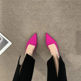 Half Slippers Female Summer New Style 2023 Thin Heel Pointed Lazy People Wear Low Heel Set Foot Muller Shoes Cool Drag