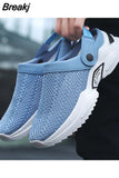 Men Women Summer Sandal Mesh Mules Breathable Padded Beach Flip Flops Shoes Solid Flat Bath Slippers Outside Mens