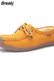 Women's 2023 Fashion Cotton Peas Shoes Socofy Velvet Casual Shoes Lace Up Flats Shoes Non Slip Women Loafers Zapatos