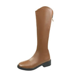 Cowboy Boots Women But Knee Boots Autumn Winter New Thin Long Martin Boots High Boots Knight