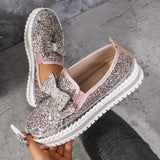 Size Water Drill Shallow Mouth Love Shoes Women's 2024 Summer New Korean Version Of A Thick-Soled Lazy