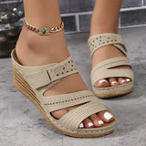 Breakj Bottom Round Head One-Word Wear 2025 New Summer Slope And Large-Size Women's Fashion Cold Slippers