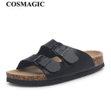 2023 New Summer Beach Cork Slippers Casual Double Buckle Non-slip Clogs Slides Women Slip on Flip Flop