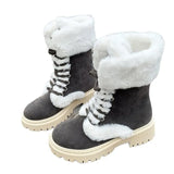 Breakj Autumn And Winter Hair To Keep Warm Thick Bottom Boots Comfortable Round Head With Snow Boots