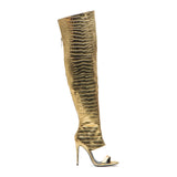 Spring New Large Size Serpentine Fashionable Sexy Thigh Leather