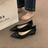 Breakj Famous Pointy-Headed Solid Single-Shoe Women In The Autumn Of 2025 New Net Red With 100 Single Shoes With Anti-Slip