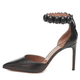 Summer New Large-Size Ball Rivets Head High-Heeled Sandals Direct