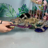 Flat-Bottomed Water Drill Sandals Women's Bohemian Sandals Foreign Style Fashion Women's Sandals Anti-Skid In The Summer Of