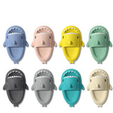 Platform Slippers Women Shoes Summer Slides Cute Shark Couples Beach Shoes Home Indoor 4CM Thick Soles Flip Flops
