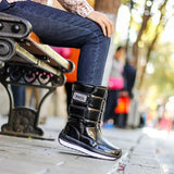Boots Woman Winter Shoes Comfortable Fleece Warm Mid Boots Female Waterproof Non-slip Winter Platform Botas Ladies