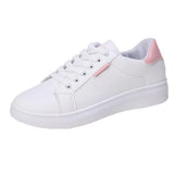 Shoes Women's Vulcanize Shoes Spring New Casual Classic Solid Color PU Leather Shoes Women Casual White Shoes