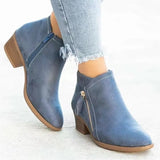 Breakj And Winter New Women's Boots Double Zipper Large Size Lady Short