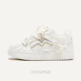 Breakj Shoes Small Homemade Destruction Aesthetic [M] Thick Soles Increase Small White Shoes Men's Shoes Men's Shoes Men's Shoes Men's