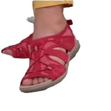 Breakj Sandals Summer Beach Shoes Round Head Breathable Casual Sandals Large Flat Beach