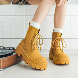 Breakj Martens Men's High Gang British Style Chelsea Boots Casual Men's Shoe Tide Boots
